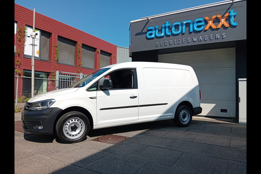 Volkswagen Caddy 1.4 TGI L2H1 EcoFuel Maxi Comfortline AIRCO I MULTIMEDIA I CRUISE CONTROL I 1e EIGENAAR I COMPLETE ONDERHOUDSHISTORIE 220 VOLT INVERTER, DEUK IN ACHTERKLEP VOOR 350 EURO EXTRA GEMAAKT