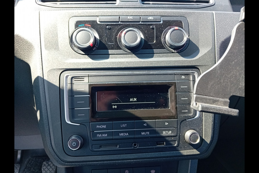 Volkswagen Caddy 1.4 TGI L2H1 EcoFuel Maxi Comfortline AIRCO I MULTIMEDIA I CRUISE CONTROL I 1e EIGENAAR I COMPLETE ONDERHOUDSHISTORIE 220 VOLT INVERTER, DEUK IN ACHTERKLEP VOOR 350 EURO EXTRA GEMAAKT