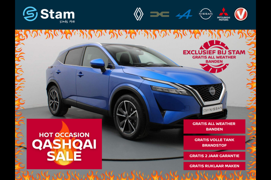 Nissan QASHQAI 158pk MHEV Xtronic Tekna Adapt. cruise | 360° Camera | Navi | Panoramadak