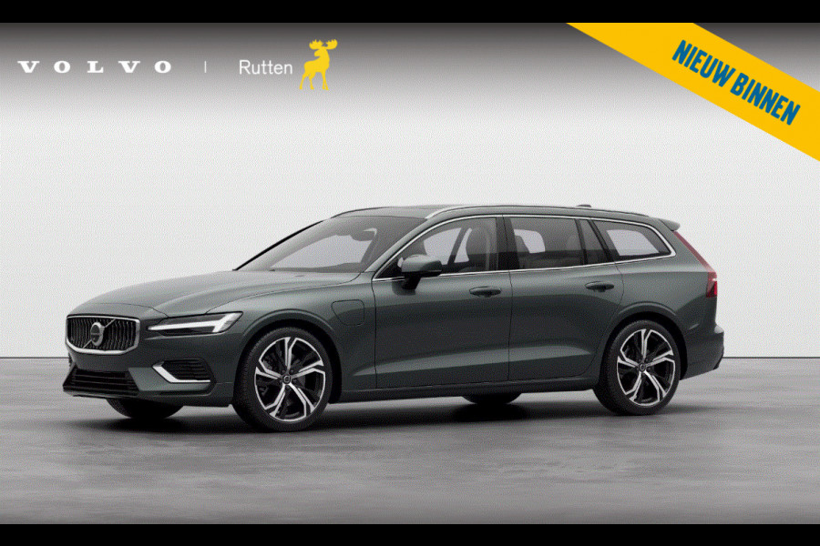 Volvo V60 T6 350PK Automaat Plug-in hybrid AWD Ultra Bright / Navigatie / Head Up Display / 360 Camera / Harman Kardon / Panorama Dak / Massage Stoelen /
