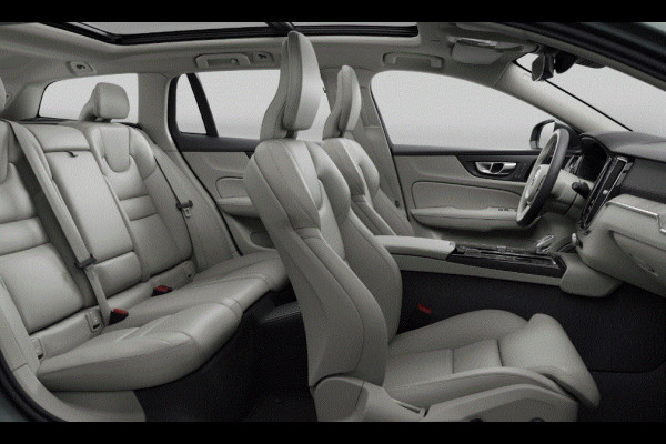 Volvo V60 T6 350PK Automaat Plug-in hybrid AWD Ultra Bright / Navigatie / Head Up Display / 360 Camera / Harman Kardon / Panorama Dak / Massage Stoelen /