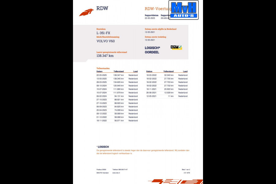 Volvo V60 2.0 B3 Momentum Advantage|STOEL/STUUR.VERW|LEER|NAP