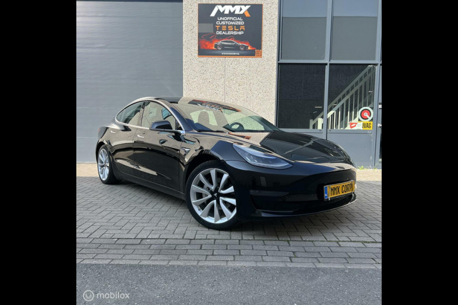 Tesla Model 3 Long Range 78kwh ZWART MMX PACK+TREKHAAK