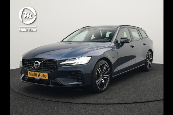 Volvo V60 T6 Recharge AWD R-Design Plug In Hybrid 340pk Dealer O.H. PHEV | Sportstoelen Verwarmd | Trekhaak af Fabriek | Pilot Assit | Apple Carplay | Adaptive Cruise | 360 Camera | Navigatie | DAB | Virtual |