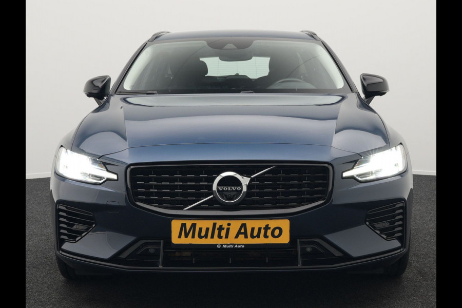 Volvo V60 T6 Recharge AWD R-Design Plug In Hybrid 340pk Dealer O.H. PHEV | Sportstoelen Verwarmd | Trekhaak af Fabriek | Pilot Assit | Apple Carplay | Adaptive Cruise | 360 Camera | Navigatie | DAB | Virtual |