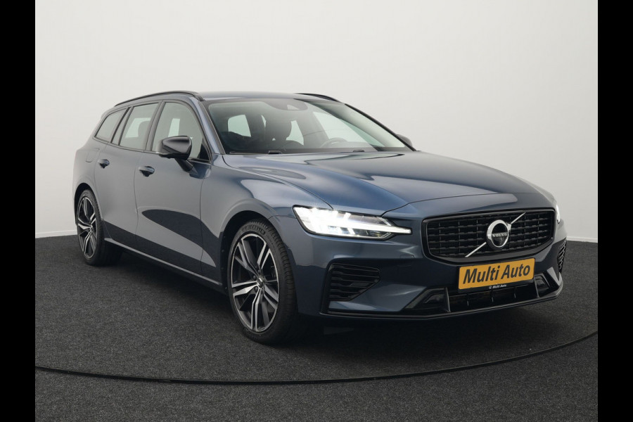 Volvo V60 T6 Recharge AWD R-Design Plug In Hybrid 340pk Dealer O.H. PHEV | Sportstoelen Verwarmd | Trekhaak af Fabriek | Pilot Assit | Apple Carplay | Adaptive Cruise | 360 Camera | Navigatie | DAB | Virtual |