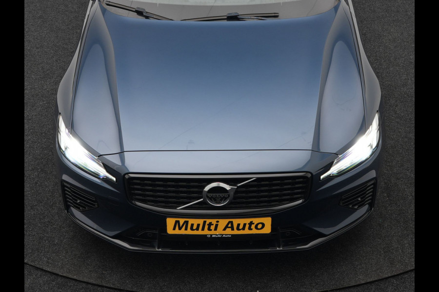 Volvo V60 T6 Recharge AWD R-Design Plug In Hybrid 340pk Dealer O.H. PHEV | Sportstoelen Verwarmd | Trekhaak af Fabriek | Pilot Assit | Apple Carplay | Adaptive Cruise | 360 Camera | Navigatie | DAB | Virtual |