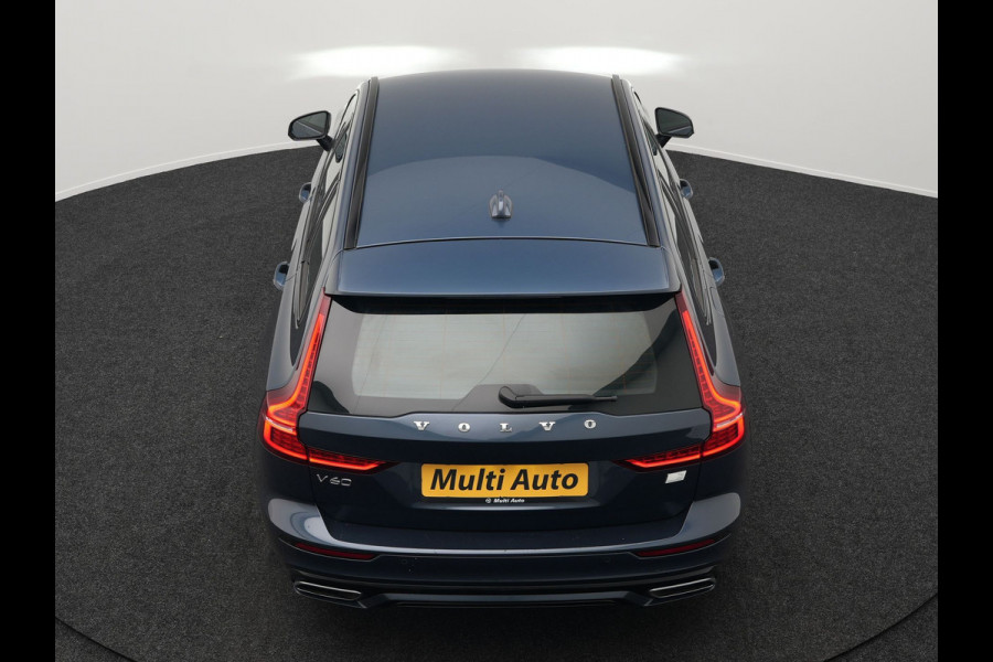 Volvo V60 T6 Recharge AWD R-Design Plug In Hybrid 340pk Dealer O.H. PHEV | Sportstoelen Verwarmd | Trekhaak af Fabriek | Pilot Assit | Apple Carplay | Adaptive Cruise | 360 Camera | Navigatie | DAB | Virtual |