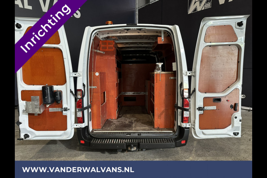 Opel Movano 2.3 CDTI 146pk L2H2 Inrichting Euro6 Airco | Camera | Navigatie | Cruisecontrol | 2500kg Trekhaak Parkeersensoren, Bijrijdersbank