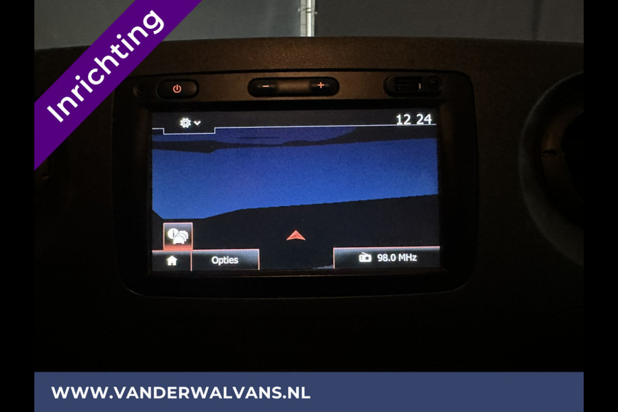 Opel Movano 2.3 CDTI 146pk L2H2 Inrichting Euro6 Airco | Camera | Navigatie | Cruisecontrol | 2500kg Trekhaak Parkeersensoren, Bijrijdersbank