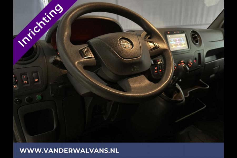 Opel Movano 2.3 CDTI 146pk L2H2 Inrichting Euro6 Airco | Camera | Navigatie | Cruisecontrol | 2500kg Trekhaak Parkeersensoren, Bijrijdersbank