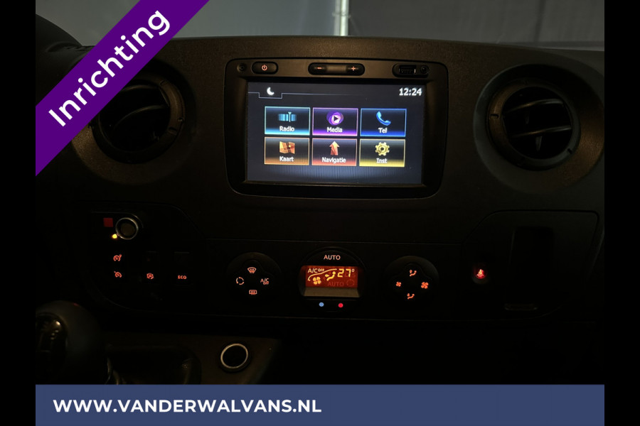Opel Movano 2.3 CDTI 146pk L2H2 Inrichting Euro6 Airco | Camera | Navigatie | Cruisecontrol | 2500kg Trekhaak Parkeersensoren, Bijrijdersbank