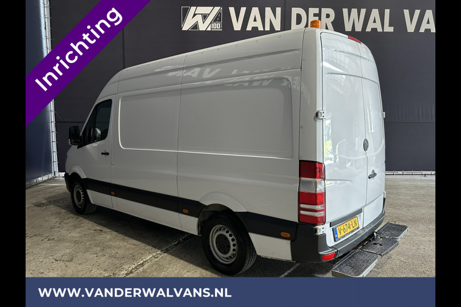 Mercedes-Benz Sprinter 316 CDI 164pk L2H2 Inrichting Euro6 Airco | 2800kg Trekhaak | Cruisecontrol | Parkeersensoren Chauffeursstoel