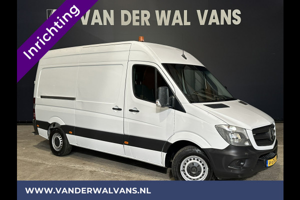 Mercedes-Benz Sprinter 316 CDI 164pk L2H2 Inrichting Euro6 Airco | 2800kg Trekhaak | Cruisecontrol | Parkeersensoren Chauffeursstoel