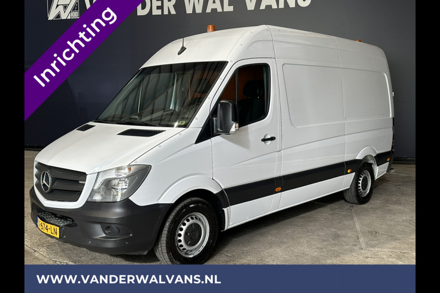 Mercedes-Benz Sprinter 316 CDI 164pk L2H2 Inrichting Euro6 Airco | 2800kg Trekhaak | Cruisecontrol | Parkeersensoren Chauffeursstoel