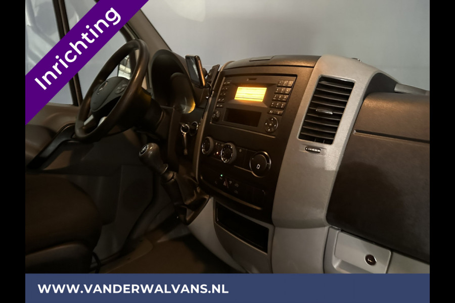 Mercedes-Benz Sprinter 316 CDI 164pk L2H2 Inrichting Euro6 Airco | 2800kg Trekhaak | Cruisecontrol | Parkeersensoren Chauffeursstoel