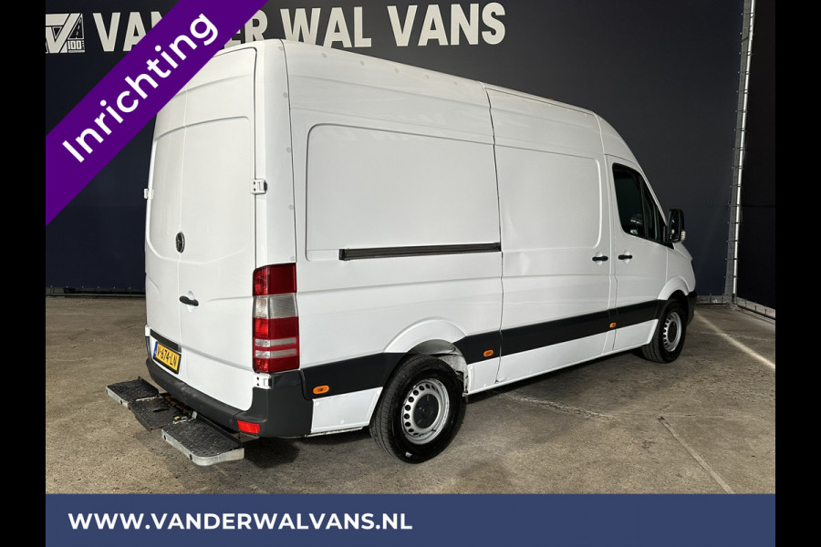 Mercedes-Benz Sprinter 316 CDI 164pk L2H2 Inrichting Euro6 Airco | 2800kg Trekhaak | Cruisecontrol | Parkeersensoren Chauffeursstoel