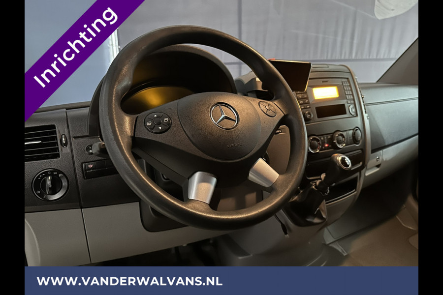 Mercedes-Benz Sprinter 316 CDI 164pk L2H2 Inrichting Euro6 Airco | 2800kg Trekhaak | Cruisecontrol | Parkeersensoren Chauffeursstoel