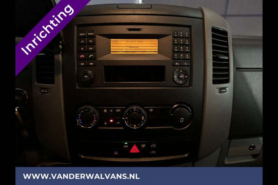 Mercedes-Benz Sprinter 316 CDI 164pk L2H2 Inrichting Euro6 Airco | 2800kg Trekhaak | Cruisecontrol | Parkeersensoren Chauffeursstoel