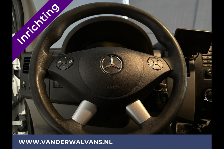 Mercedes-Benz Sprinter 316 CDI 164pk L2H2 Inrichting Euro6 Airco | 2800kg Trekhaak | Cruisecontrol | Parkeersensoren Chauffeursstoel
