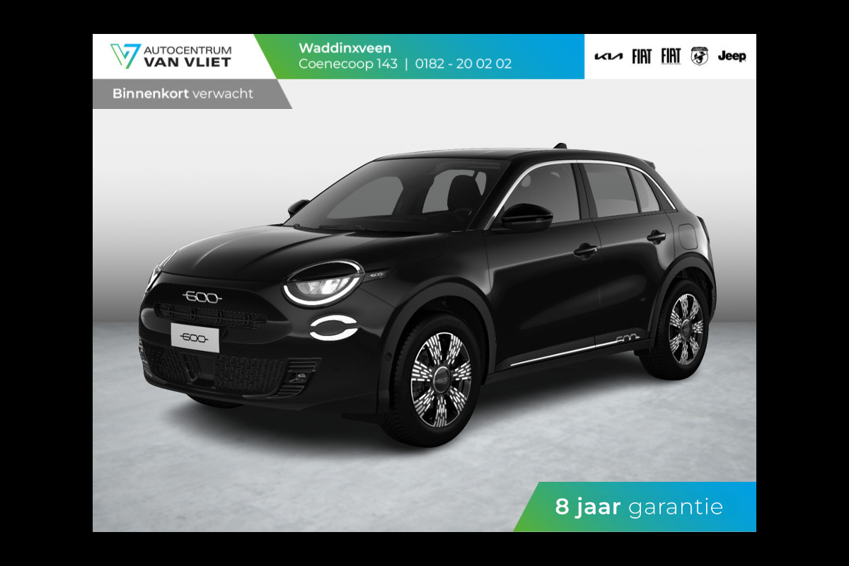 Fiat 600 1.2 Hybrid 110pk Black Edition | Uit voorraad leverbaar ! Fiat 600 1.2 Hybrid 110pk Black Edition | Uit voorraad leverbaar !