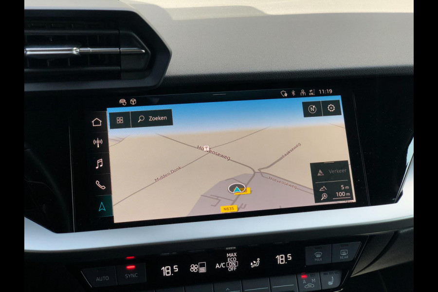 Audi A3 Sportback 30 TFSI Advanced Ed. | V.Cockp., ACC, Navi, Carplay/Android, Stoelverw., 18'' LMV, PDC, LED | Dealeronderhouden|
