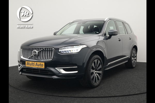 Volvo XC90 T8 Recharge AWD Inscription Plug In Hybrid 394pk 7 Persoons Dealer O.H. INCL BTW PHEV | Lederen Sportstoelen Memory | Pilot Assist | Trekhaak af Fabriek | Adaptive Cruise | Navigatie | Camera | Apple Carplay | L.M. 20" | DAB |