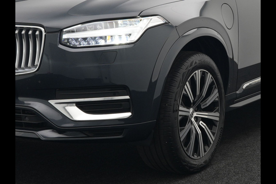 Volvo XC90 T8 Recharge AWD Inscription Plug In Hybrid 394pk 7 Persoons Dealer O.H. INCL BTW PHEV | Lederen Sportstoelen Memory | Pilot Assist | Trekhaak af Fabriek | Adaptive Cruise | Navigatie | Camera | Apple Carplay | L.M. 20" | DAB |
