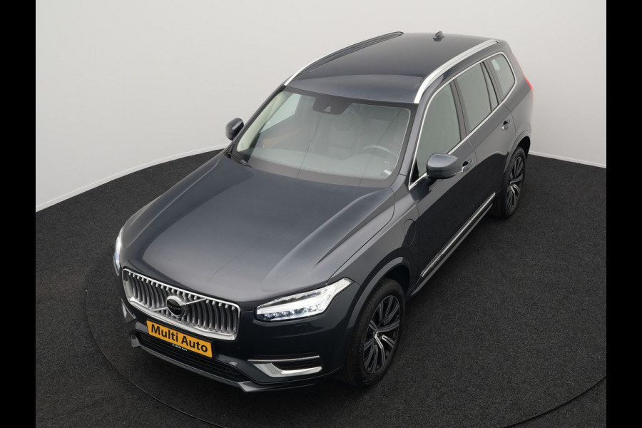 Volvo XC90 T8 Recharge AWD Inscription Plug In Hybrid 394pk 7 Persoons Dealer O.H. INCL BTW PHEV | Lederen Sportstoelen Memory | Pilot Assist | Trekhaak af Fabriek | Adaptive Cruise | Navigatie | Camera | Apple Carplay | L.M. 20" | DAB |
