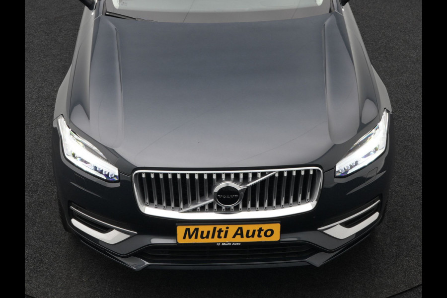 Volvo XC90 T8 Recharge AWD Inscription Plug In Hybrid 394pk 7 Persoons Dealer O.H. INCL BTW PHEV | Lederen Sportstoelen Memory | Pilot Assist | Trekhaak af Fabriek | Adaptive Cruise | Navigatie | Camera | Apple Carplay | L.M. 20" | DAB |