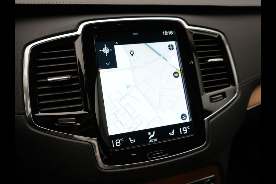 Volvo XC90 T8 Recharge AWD Inscription Plug In Hybrid 394pk 7 Persoons Dealer O.H. INCL BTW PHEV | Lederen Sportstoelen Memory | Pilot Assist | Trekhaak af Fabriek | Adaptive Cruise | Navigatie | Camera | Apple Carplay | L.M. 20" | DAB |
