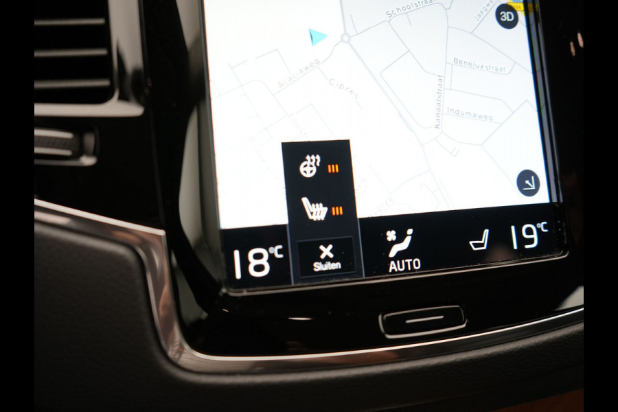 Volvo XC90 T8 Recharge AWD Inscription Plug In Hybrid 394pk 7 Persoons Dealer O.H. INCL BTW PHEV | Lederen Sportstoelen Memory | Pilot Assist | Trekhaak af Fabriek | Adaptive Cruise | Navigatie | Camera | Apple Carplay | L.M. 20" | DAB |