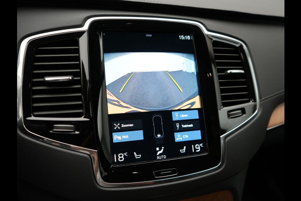 Volvo XC90 T8 Recharge AWD Inscription Plug In Hybrid 394pk 7 Persoons Dealer O.H. INCL BTW PHEV | Lederen Sportstoelen Memory | Pilot Assist | Trekhaak af Fabriek | Adaptive Cruise | Navigatie | Camera | Apple Carplay | L.M. 20" | DAB |