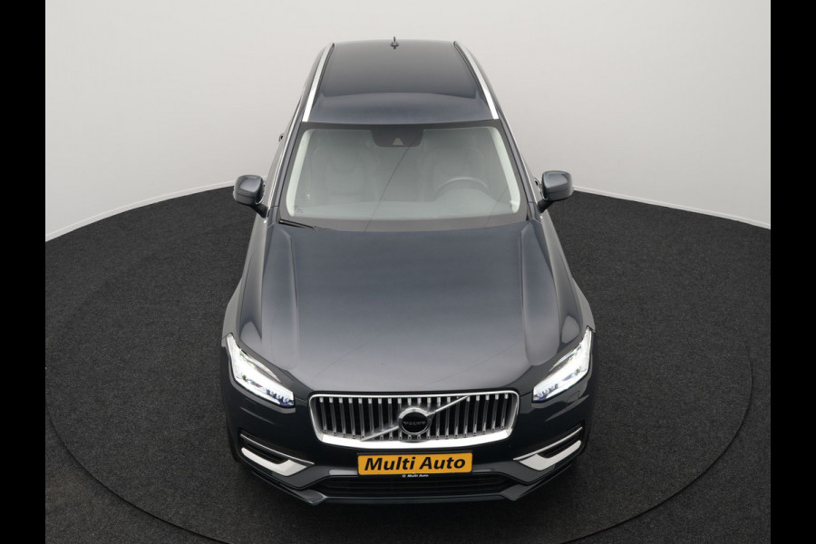 Volvo XC90 T8 Recharge AWD Inscription Plug In Hybrid 394pk 7 Persoons Dealer O.H. INCL BTW PHEV | Lederen Sportstoelen Memory | Pilot Assist | Trekhaak af Fabriek | Adaptive Cruise | Navigatie | Camera | Apple Carplay | L.M. 20" | DAB |