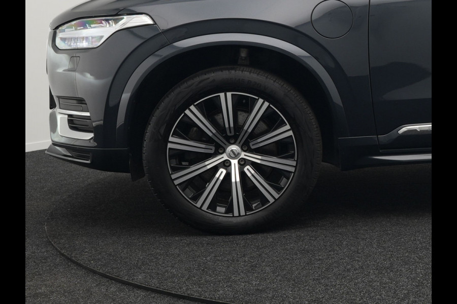Volvo XC90 T8 Recharge AWD Inscription Plug In Hybrid 394pk 7 Persoons Dealer O.H. INCL BTW PHEV | Lederen Sportstoelen Memory | Pilot Assist | Trekhaak af Fabriek | Adaptive Cruise | Navigatie | Camera | Apple Carplay | L.M. 20" | DAB |