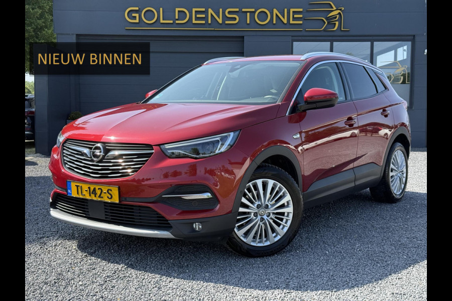 Opel Grandland X 1.2 Turbo Innovation Automaat,1e Eigenaar,Camera,Navi,Pdc V+A,Lm Velgen,Leder,Stoelverwarming,Stoelverkoeling,Dodehoek,Stuurverwarming,131pk,Apk tot 08-2026