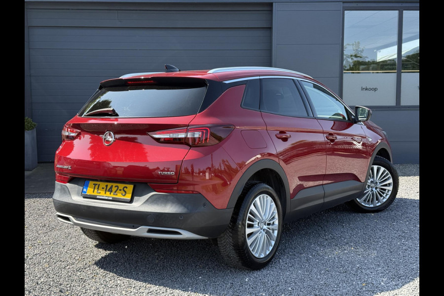 Opel Grandland X 1.2 Turbo Innovation Automaat,1e Eigenaar,Camera,Navi,Pdc V+A,Lm Velgen,Leder,Stoelverwarming,Stoelverkoeling,Dodehoek,Stuurverwarming,131pk,Apk tot 08-2026