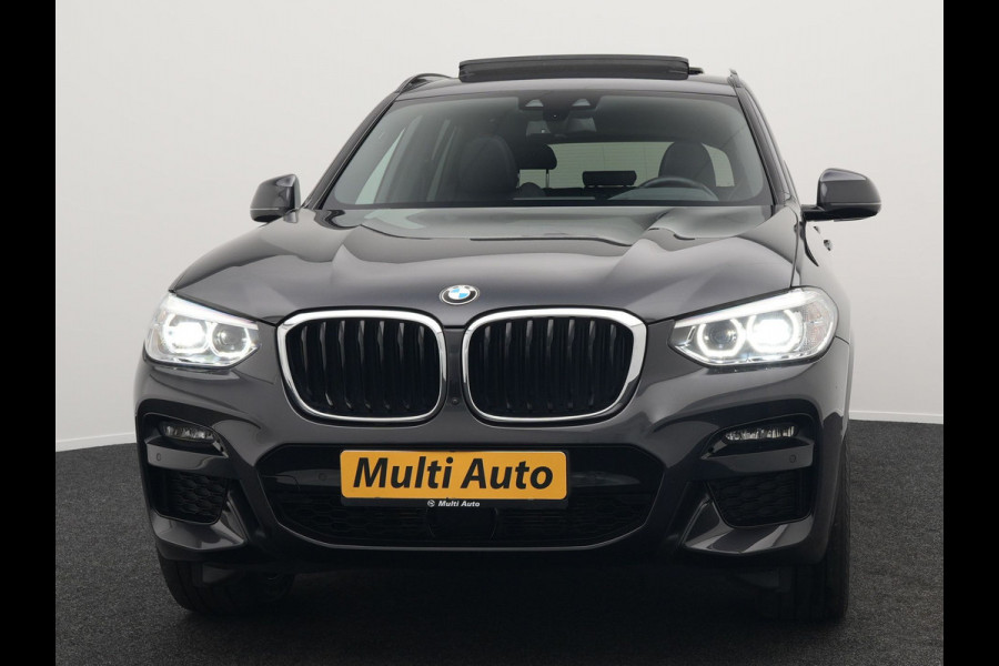 BMW X3 xDrive30e M Sport Plug In Hybrid 293pk Dealer O.H PHEV | Panodak | Adaptive Cruise | Head Up | 360 Camera | Harmand Kardon | Lederen Sportstoelen Memory | 20 "L.M | Sfeerverlichting | Virtual |
