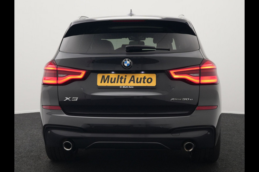 BMW X3 xDrive30e M Sport Plug In Hybrid 293pk Dealer O.H PHEV | Panodak | Adaptive Cruise | Head Up | 360 Camera | Harmand Kardon | Lederen Sportstoelen Memory | 20 "L.M | Sfeerverlichting | Virtual |