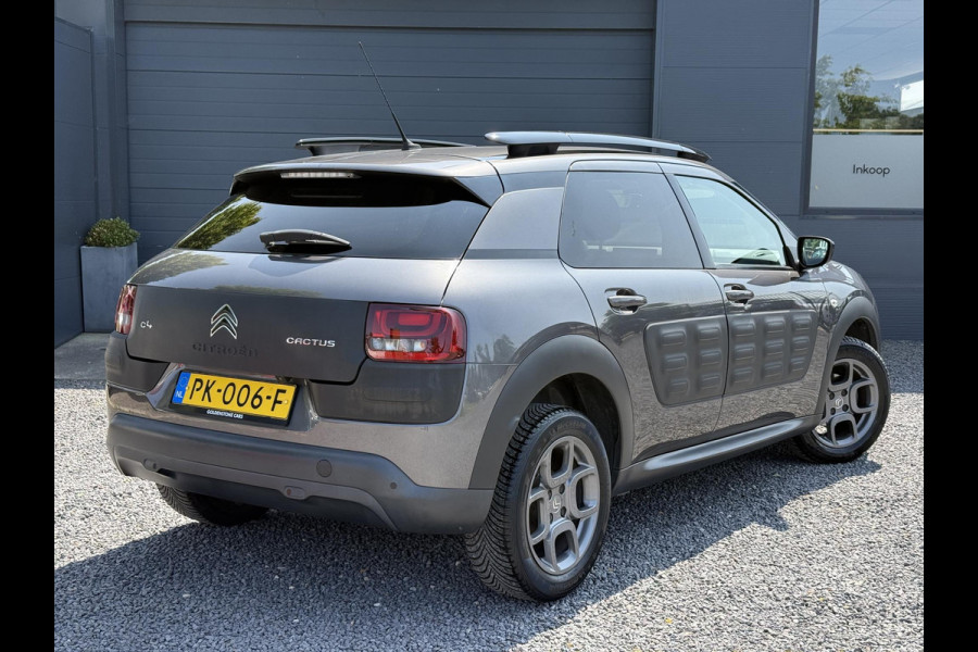Citroën C4 Cactus 1.2 PureTech Shine Automaat,Dealer Onderhouden,Navi,Camera,Clima,Cruise,Pdc,Lm velgen,Apk tot 07-2026