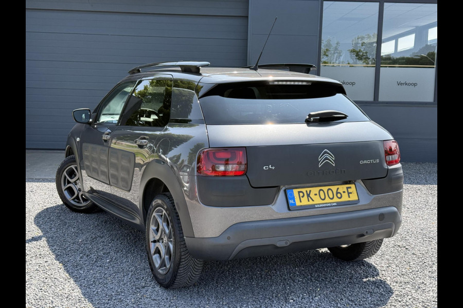 Citroën C4 Cactus 1.2 PureTech Shine Automaat,Dealer Onderhouden,Navi,Camera,Clima,Cruise,Pdc,Lm velgen,Apk tot 07-2026