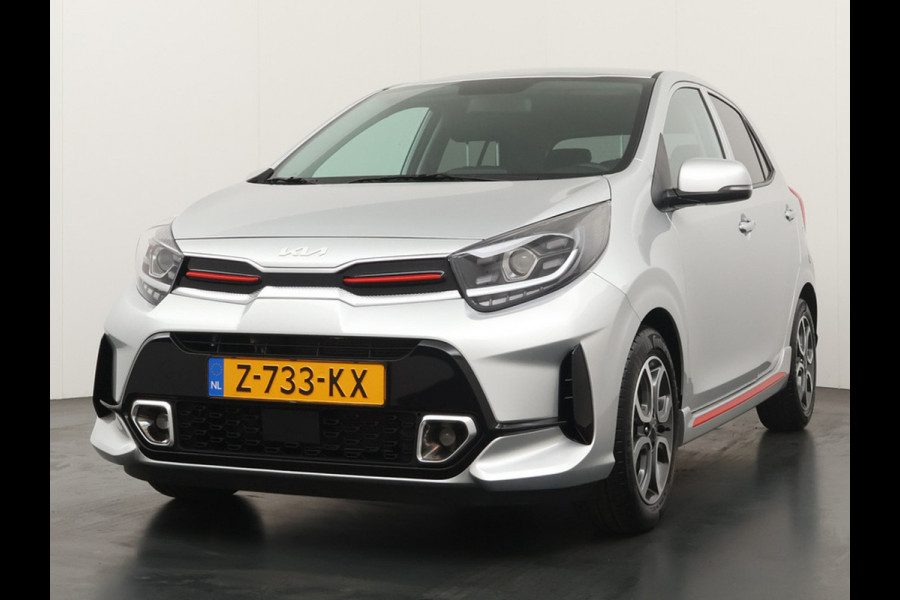 Kia Picanto 1.0 DPi GT-Line Apple Carplay/Android Auto - Cruise Control - Climate Control - Navigatie - Lederen bekleding - Fabrieksgarantie tot 05-2031