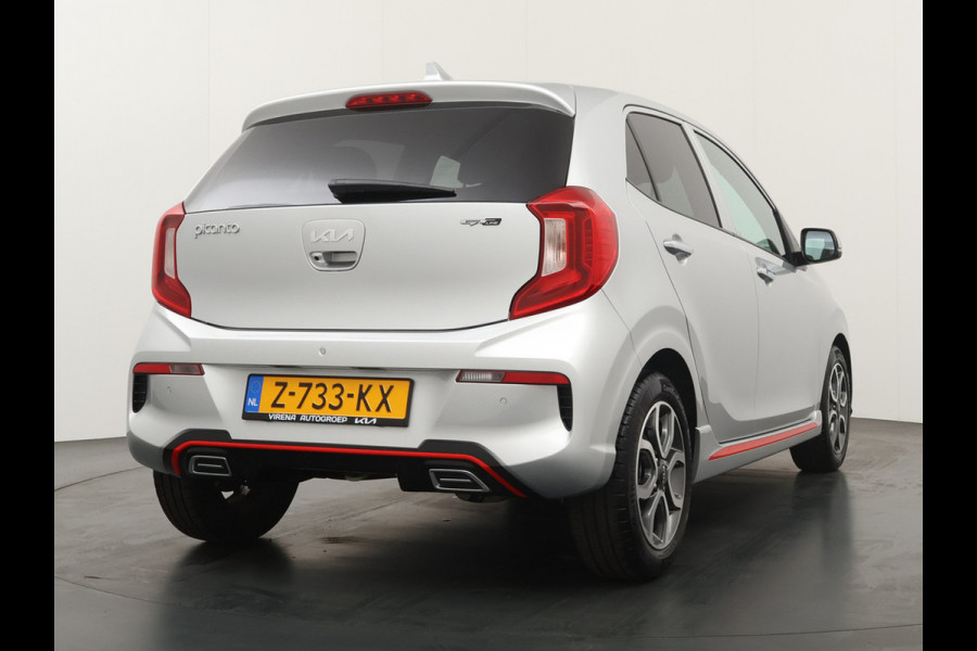 Kia Picanto 1.0 DPi GT-Line Apple Carplay/Android Auto - Cruise Control - Climate Control - Navigatie - Lederen bekleding - Fabrieksgarantie tot 05-2031