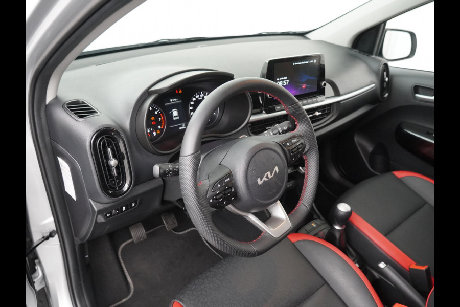 Kia Picanto 1.0 DPi GT-Line Apple Carplay/Android Auto - Cruise Control - Climate Control - Navigatie - Lederen bekleding - Fabrieksgarantie tot 05-2031