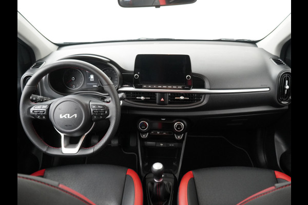 Kia Picanto 1.0 DPi GT-Line Apple Carplay/Android Auto - Cruise Control - Climate Control - Navigatie - Lederen bekleding - Fabrieksgarantie tot 05-2031
