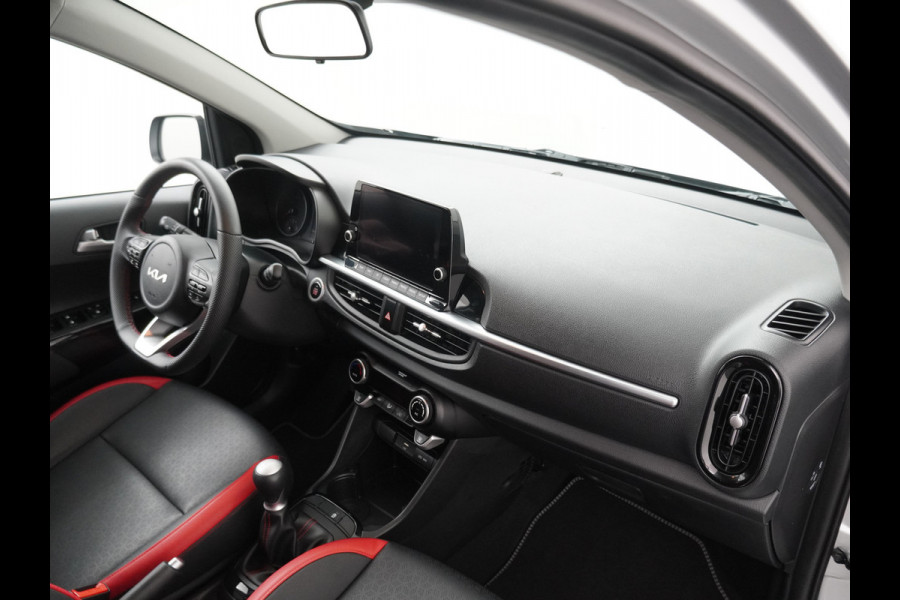 Kia Picanto 1.0 DPi GT-Line Apple Carplay/Android Auto - Cruise Control - Climate Control - Navigatie - Lederen bekleding - Fabrieksgarantie tot 05-2031