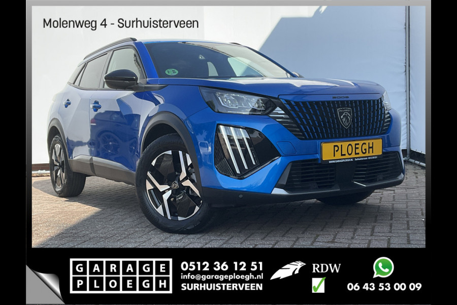 Peugeot 2008 1.2 PureTech 130 Allure Automaat 360cam Carplay Nav/Cruise Blue Beauty!