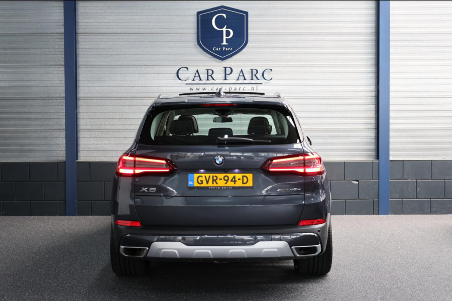 BMW X5 XDrive45e M-Sport LED/VIRTUAL/SFEER/LUCHT/PANO/LEER+S.VERWARMING+MEMORY/22" LMV/360 CAM/CRUISE/ECC/12 MND GARANTIE!