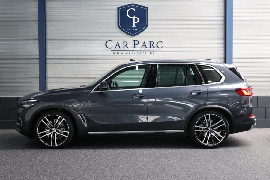 BMW X5 XDrive45e M-Sport LED/VIRTUAL/SFEER/LUCHT/PANO/LEER+S.VERWARMING+MEMORY/22" LMV/360 CAM/CRUISE/ECC/12 MND GARANTIE!