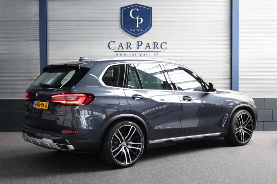 BMW X5 XDrive45e M-Sport LED/VIRTUAL/SFEER/LUCHT/PANO/LEER+S.VERWARMING+MEMORY/22" LMV/360 CAM/CRUISE/ECC/12 MND GARANTIE!